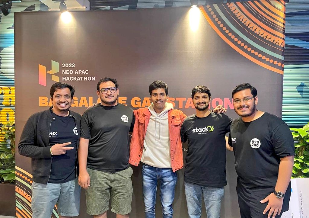 Medaled at the Neo APAC 2023 hackathon