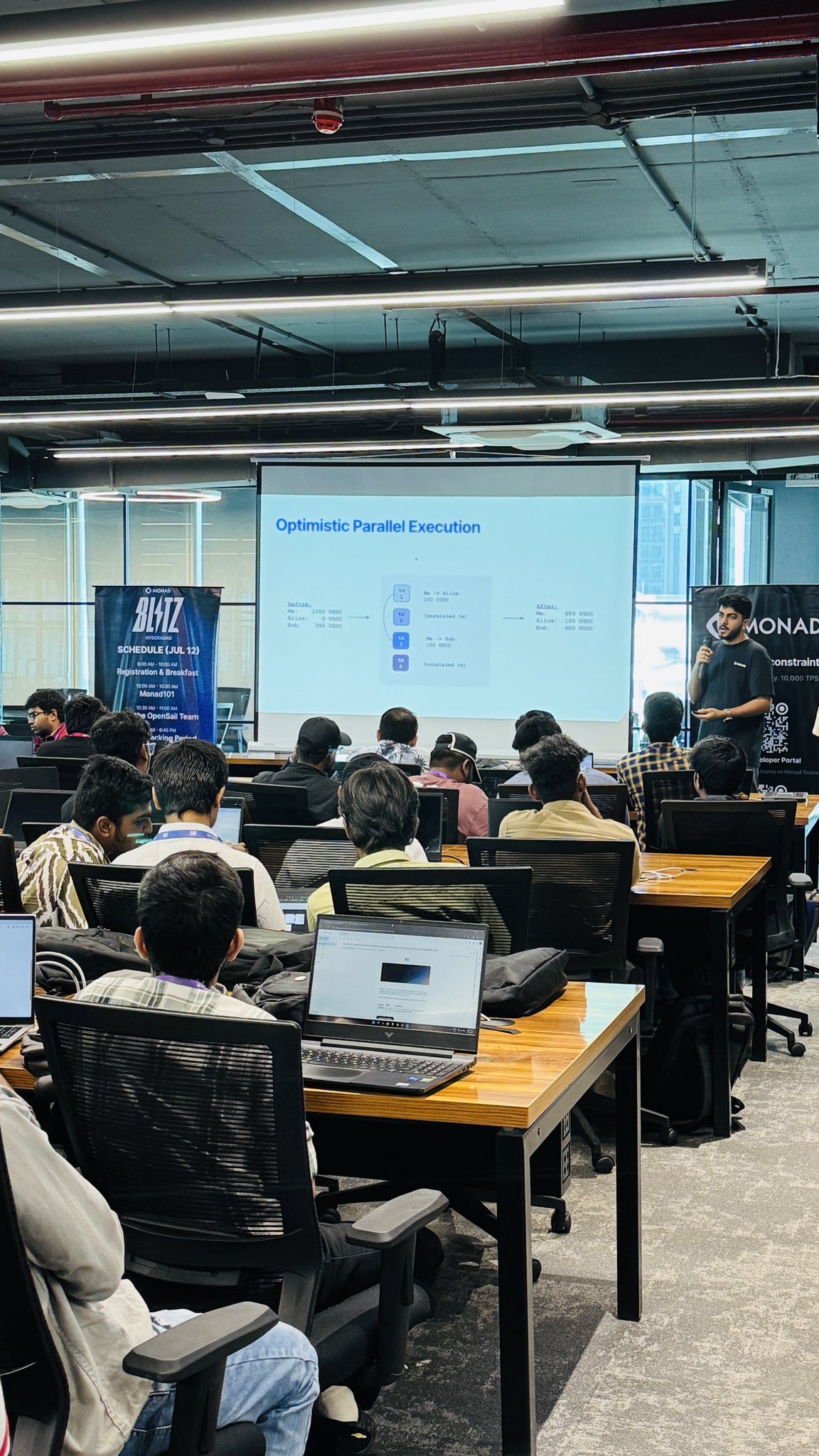 Made history with Monad Blitz — 130+ devs, 30+ projects
