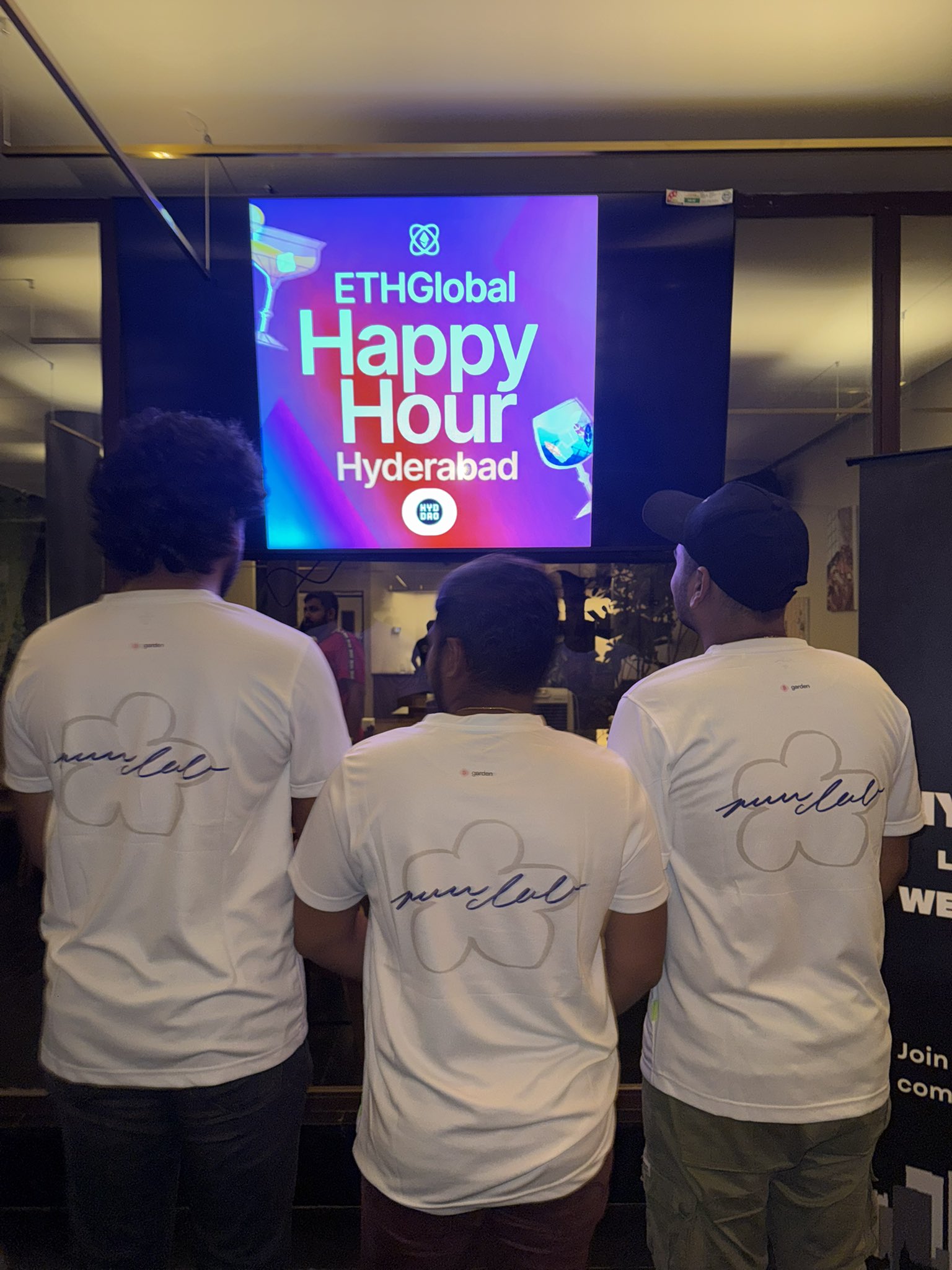Threw an ETHGlobal Happy Hour in Hyderabad