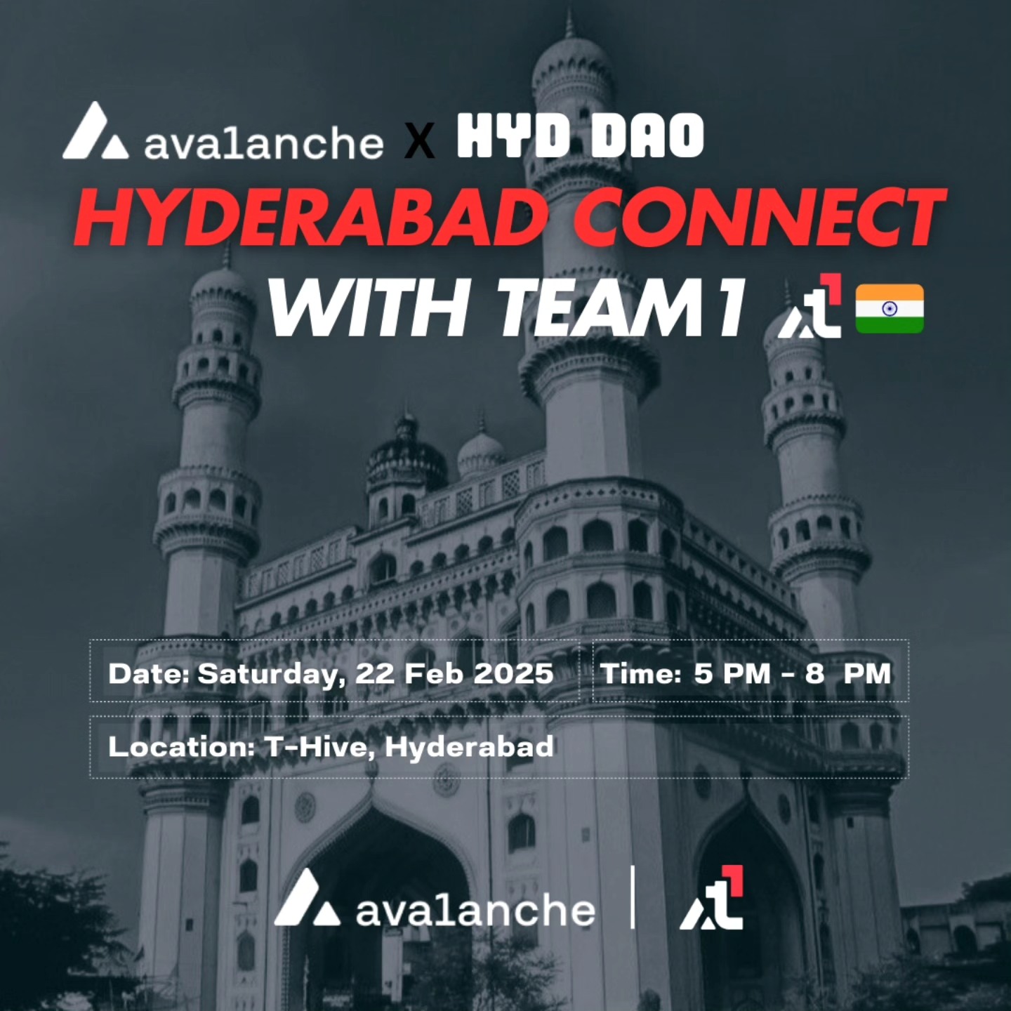 Hosted the first Avalanche Connect in Hyderabad