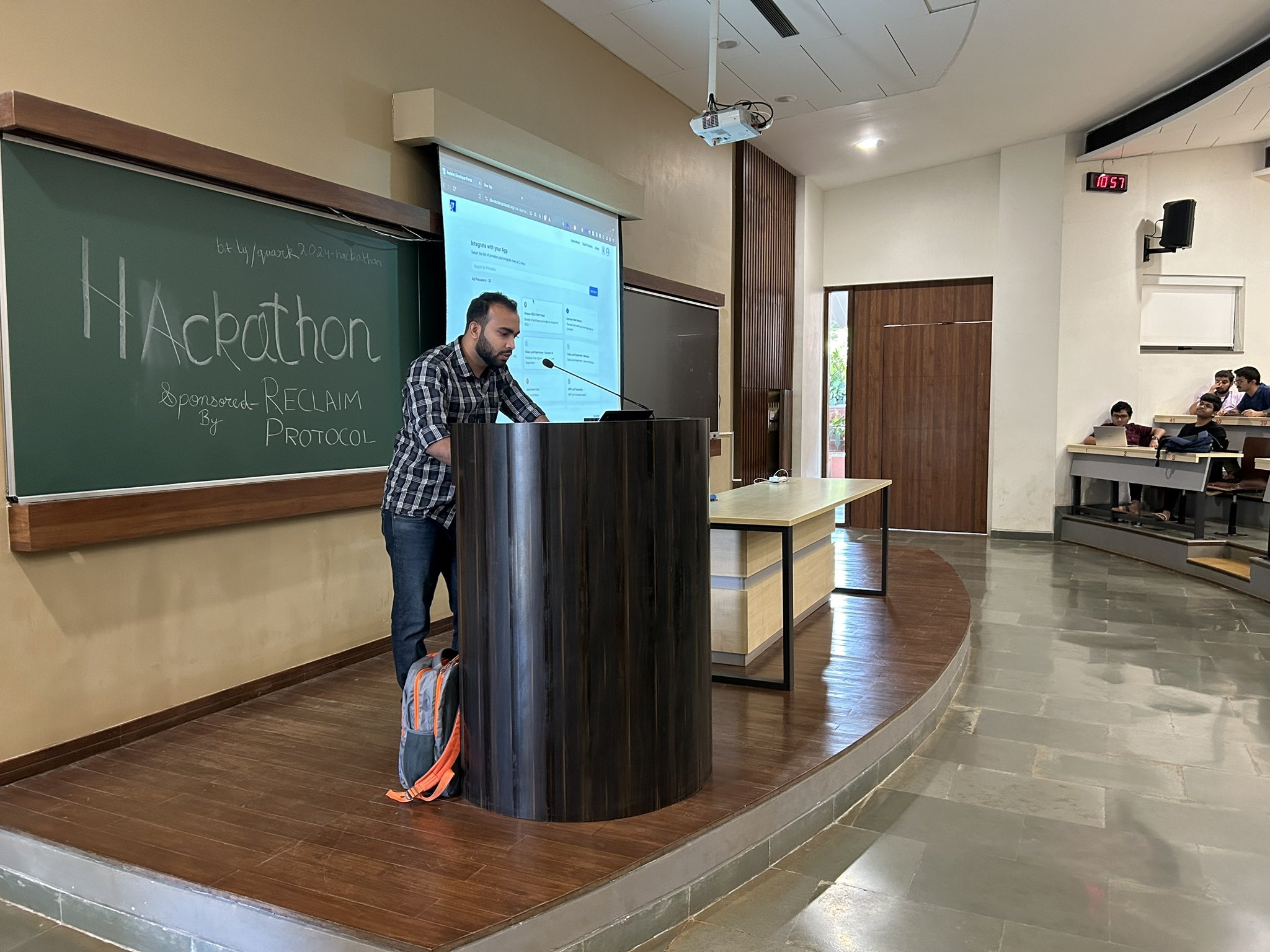 Shared my favourite photos from the BITS Goa hackathon