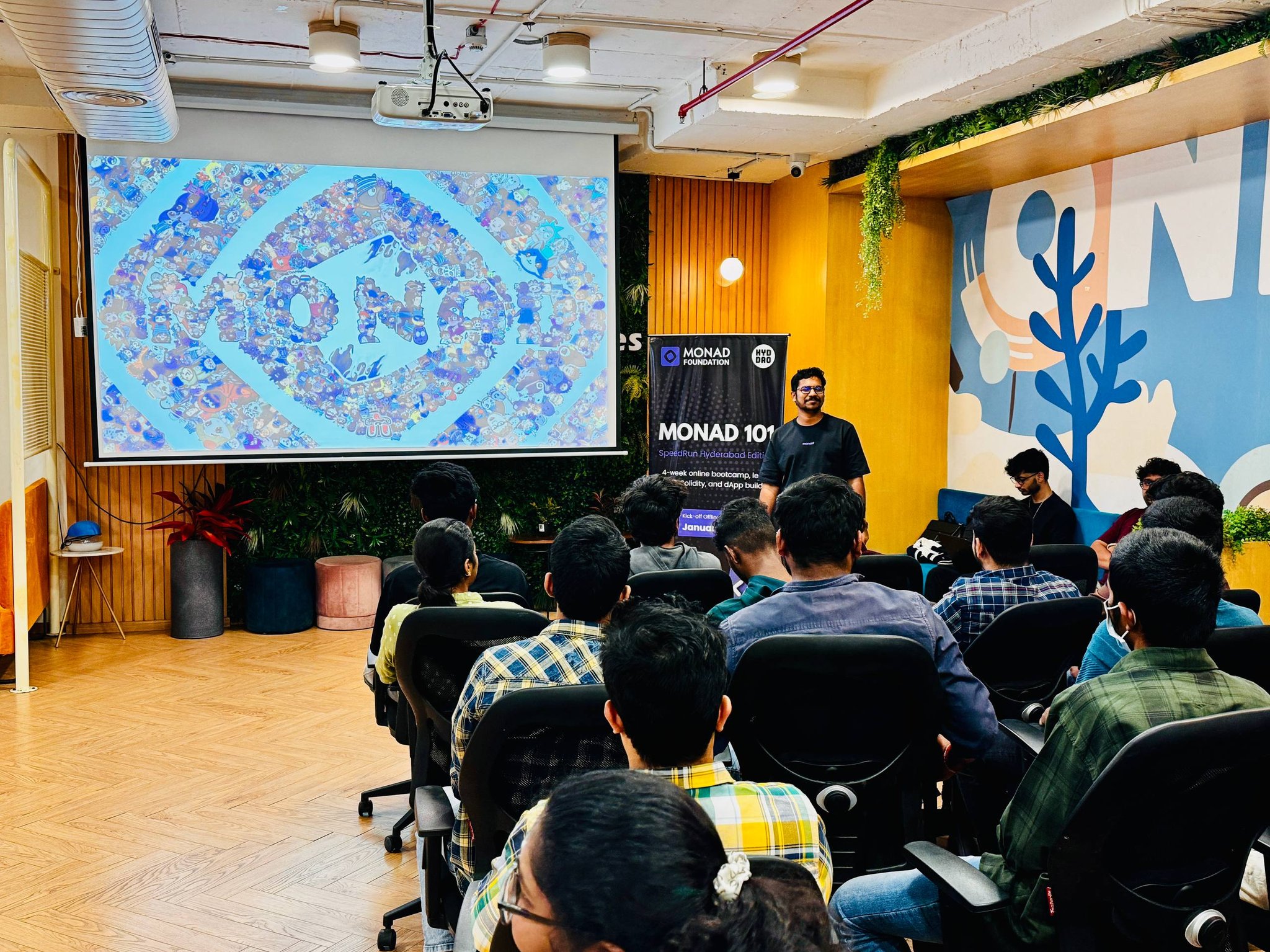 Kicked off Monad 101, a four-week builder bootcamp