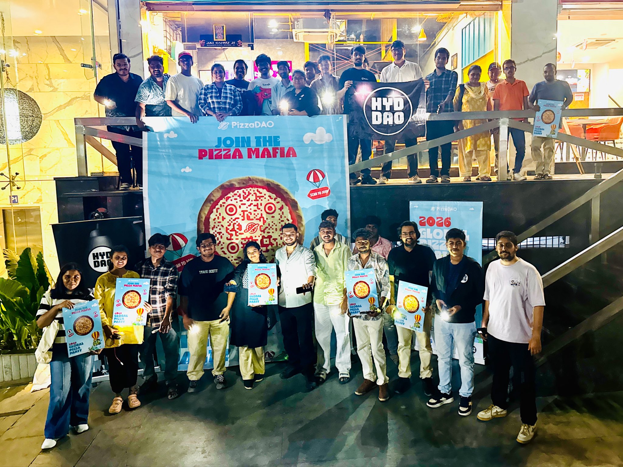 Invited Hyderabad to PizzaDAO's Global Pizza Party
