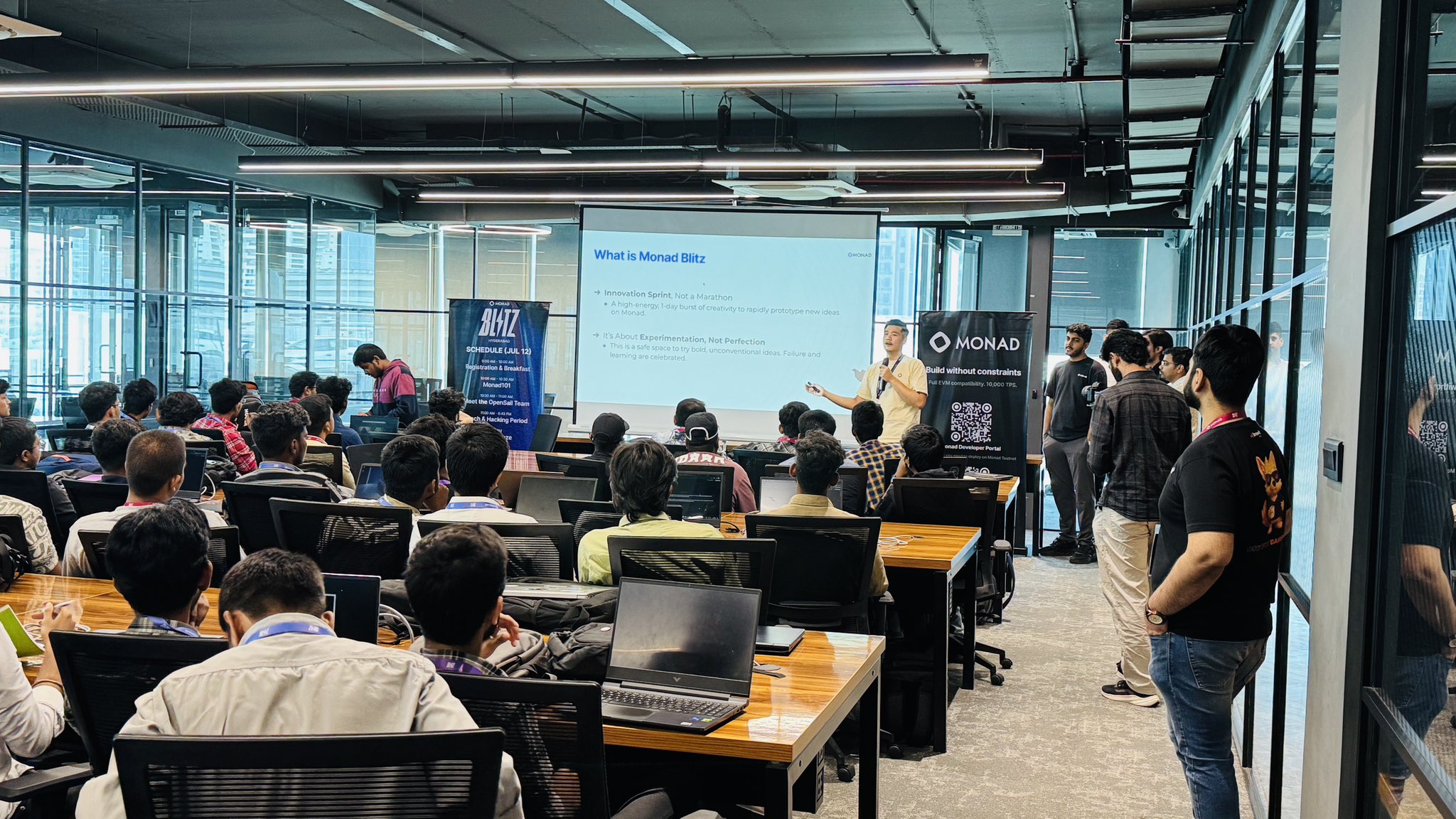 Made history with Monad Blitz — 130+ devs, 30+ projects