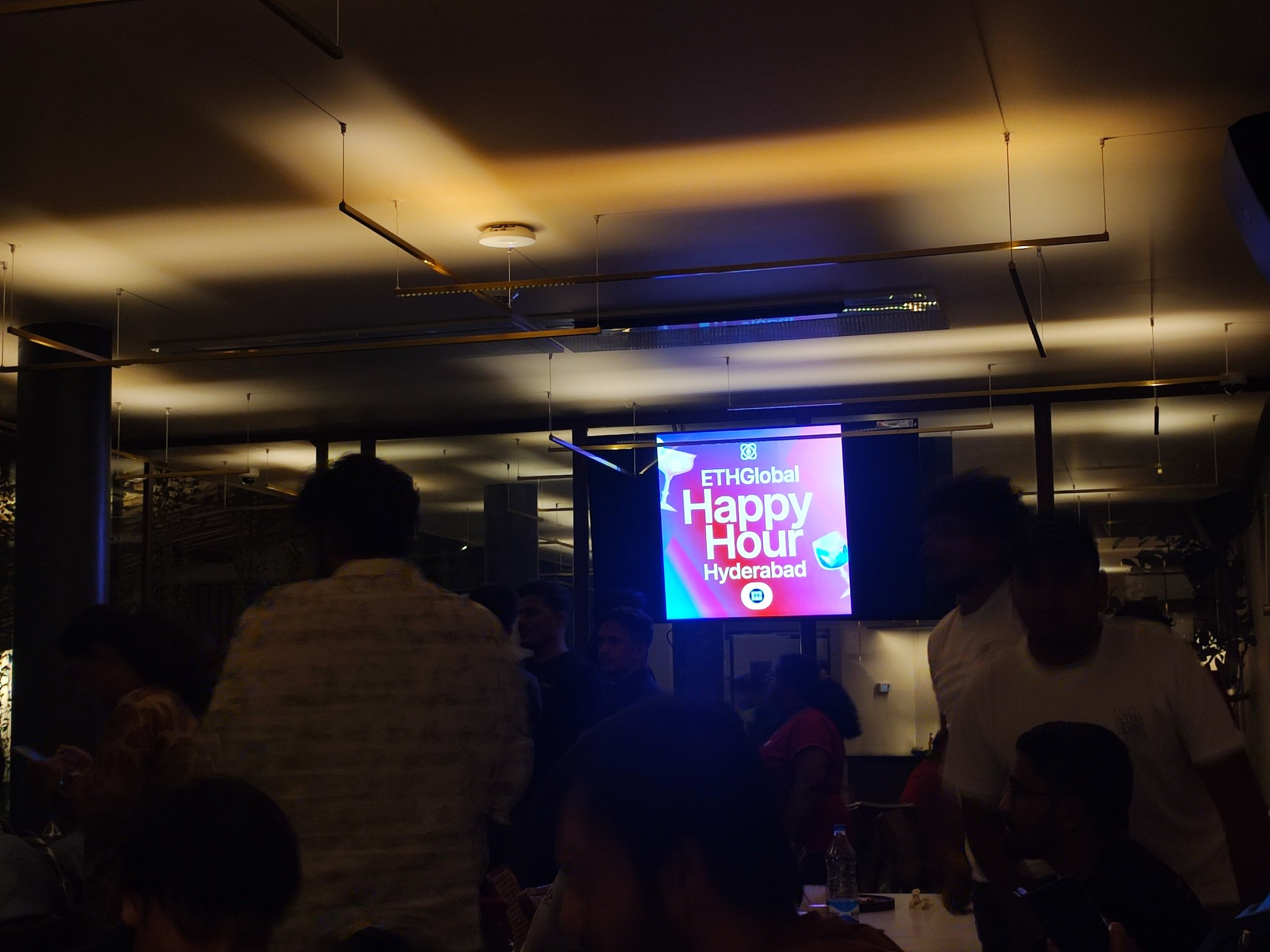 Threw an ETHGlobal Happy Hour in Hyderabad