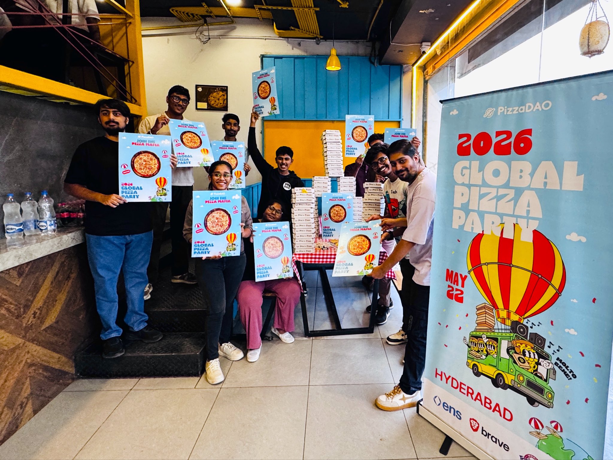 Invited Hyderabad to PizzaDAO's Global Pizza Party